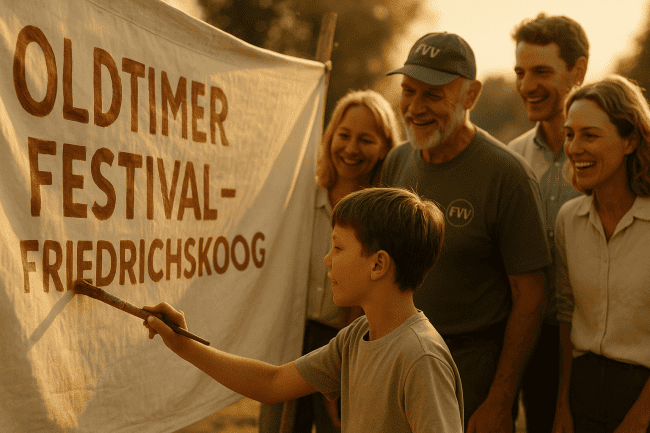 20250626_1936_Oldtimer Festival Malerei_simple_compose_01jypmvj9se91rrn58nkt8cnj8 - Friedrichskoog