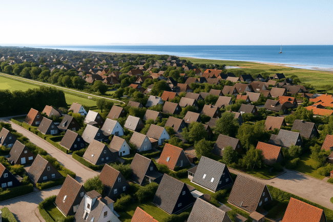 Nurdachsiedlung Fridrichskoog Nordsee FVV